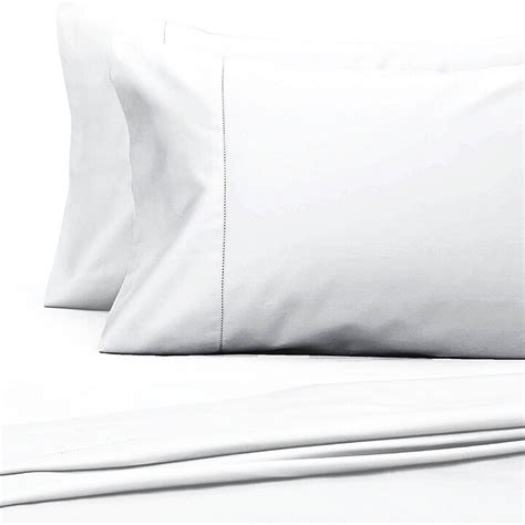 Everhome Egyptian Cotton 700-Thread-Count Queen Flat Sheet In White Bright White - ShopStyle