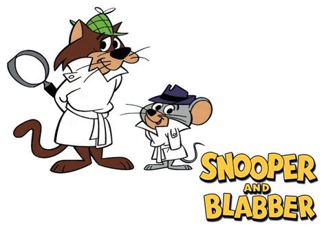 Snooper and Blabber | Classic cartoon characters, Hanna barbera ...