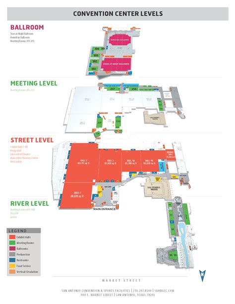 San Antonio Convention Center Map - Draw A Topographic Map