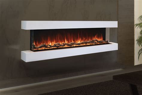 Modern Flames Landscape Pro 82'' 3-Sided Electric Fireplace Wall Mount ...