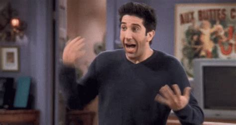 Friends Ross Geller GIF - Friends RossGeller DavidSchwimmer - Discover ...