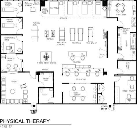 Physical Therapy Floor Plan - floorplans.click