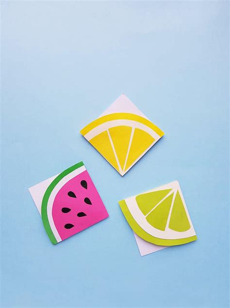 Fruit Origami Corner Bookmark - Big Family Blessings