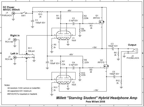 Diy Tube Headphone Amplifier Schematic – Telegraph