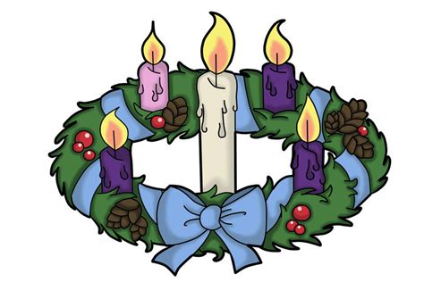 Advent Wreath Clip Art - ClipArt Best