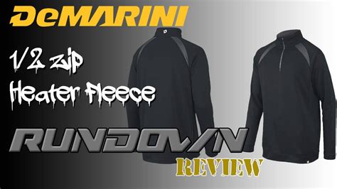 DeMarini Apparel Review: Half Zip Heater Fleece - YouTube