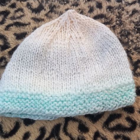 Baby beanie hat pastel yarn - Folksy