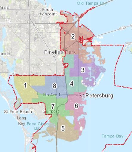 City Council District Map St. Petersburg – THE 'BURG VOTES