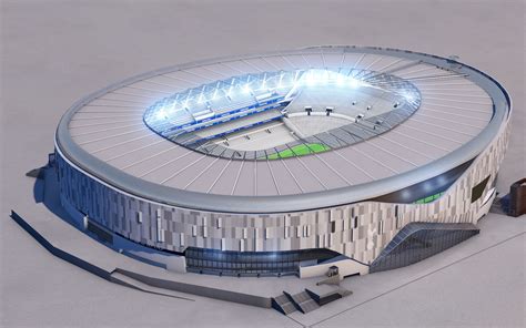 Tottenham Football Stadium 3D Model $249 - .max .obj .c4d - Free3D