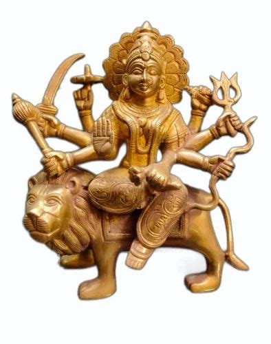 Brass Durga Mata Statue, Temple at Rs 5000/piece in Aligarh | ID ...