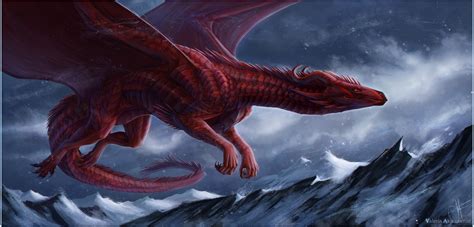 Big Red Dragon, HD Artist, 4k Wallpapers, Images, Backgrounds, Photos ...