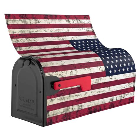 Patriotic Mailbox Wraps Magnetic Mailbox Covers With American Flag Paintings Post Letter Box ...