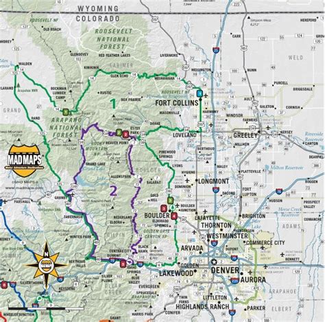 Utah Scenic Drives Map