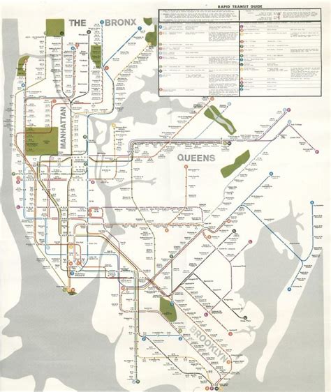 This Cool Map From The 1970s Shows What NYC's Subway System Could Have ...