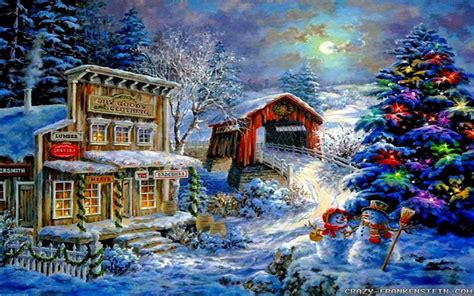 Christmas Scenes Wallpapers - Top Free Christmas Scenes Backgrounds - WallpaperAccess