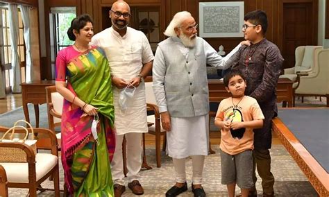 PM Narendra Modi greets MP Arvind on wedding anniversary