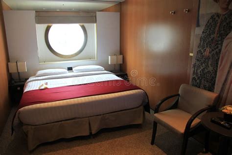 Cruise ship cabin interior stock photo. Image of white - 90691556