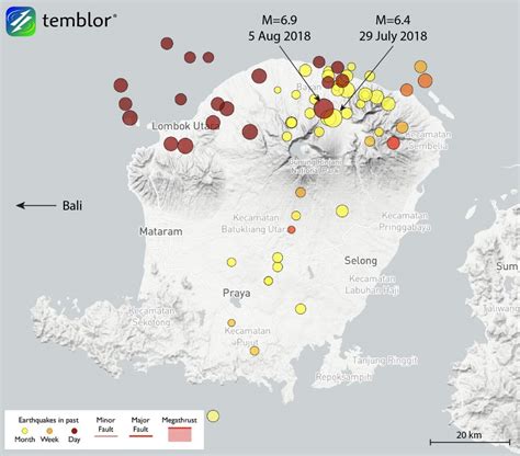 M=6.9 earthquake near Bali leaves at least 98 dead and 20,000 homeless ...