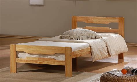 Amelia Solid Wood Bed In Cherry Or Natural | beds.net