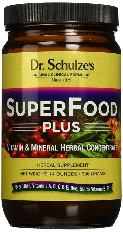 Dr. Schulze(1) Dr. Schulze'S Superfood Plus! 14Oz Jar Whole Food ...