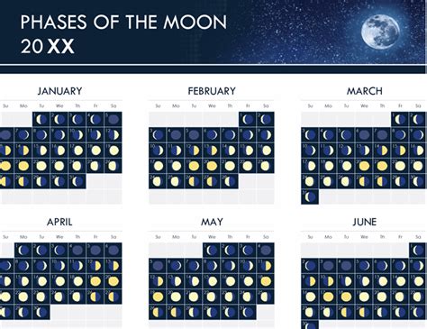 Moon Calendar June 2023 - Printable Word Searches