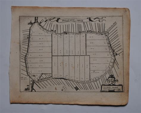 Netherlands, Map - Amsterdam, Bijlmer; erven J. Ratelband - Byllemer-Meer - 1721-1750 - Catawiki