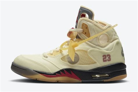 Off-White™ x Air Jordan 5 "Sail": How & Where to Buy Today