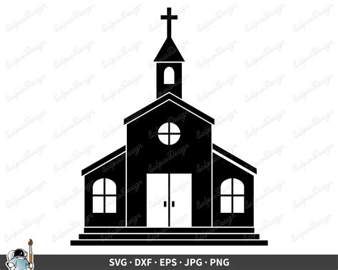 Church SVG Church Clip Art Vector Church Clipart Church Cricut - Etsy Canada