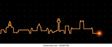 95 Black liverpool silhouette skyline vector Images, Stock Photos ...