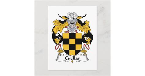 Cuellar Family Crest Postcard | Zazzle