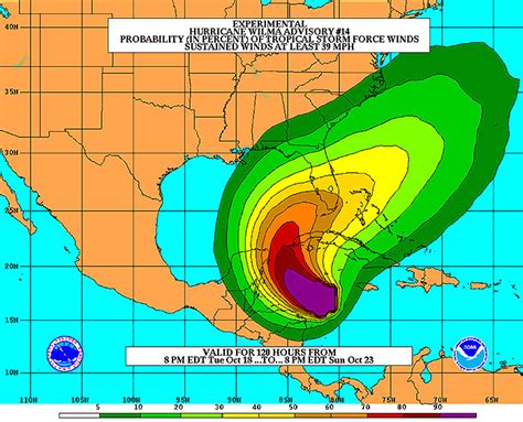 Hurricane Wilma (Caribbean Sea) - October 2005 - Cyclones - Cyclone ...