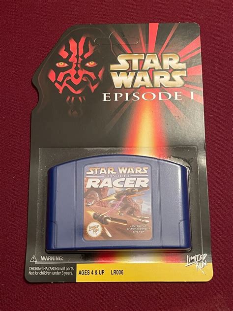 STAR WARS EPISODE I: RACER Nintendo 64 (N64) CLASSIC EDITION LIMITED ...