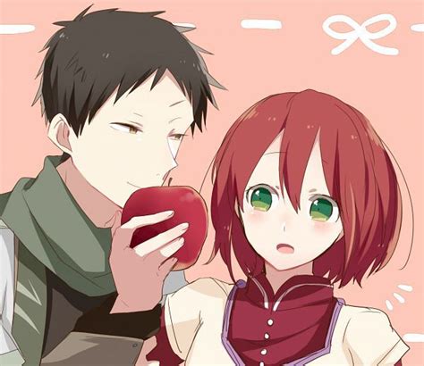 Akagami no shirayukihime- obi x shirayuki | Chibi | Pinterest