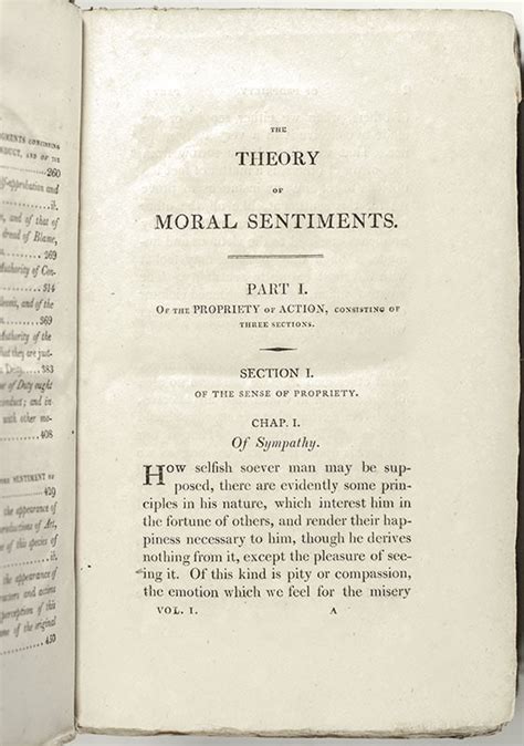 The Theory of Moral Sentiments Adam Smith First Edition