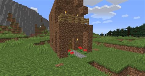 dirt house Minecraft Map