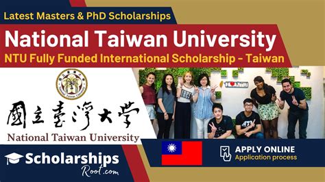 National Taiwan University Scholarships 2024 | NTU Scholarships (Fully Funded) - Scholarships Root