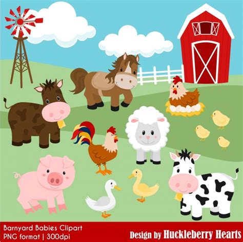 Farm Clipart, Barnyard Clipart, Animal Clipart - Graphics / Clip Art ...