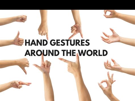 Rude Hand Gestures Around The World