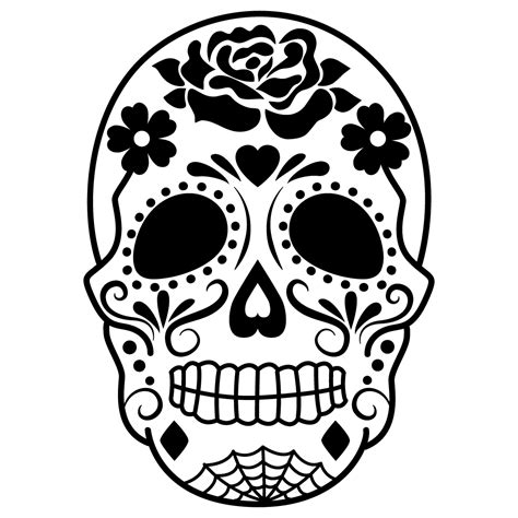 Halloween Sugar Skull Svg | Free SVG Cut Files. Create your DIY ...