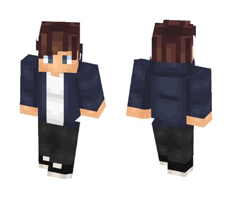 Get Boy with Blue Hoodie Minecraft Skin for Free. SuperMinecraftSkins