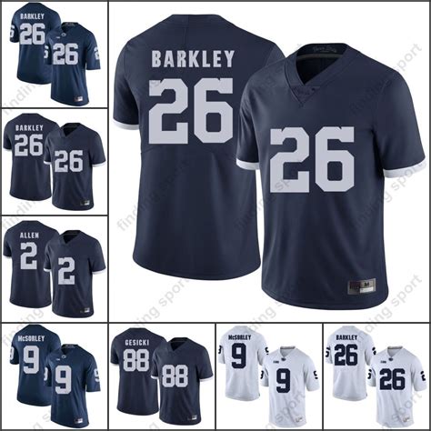 2018 Ncaa Penn State College Football Jerseys Allen Barkley Gesicki ...