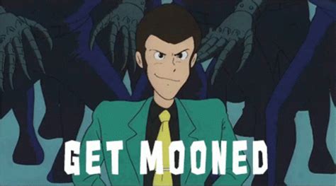 Get Mooned Moon GIF - Get Mooned Moon Lupin III - Discover & Share GIFs