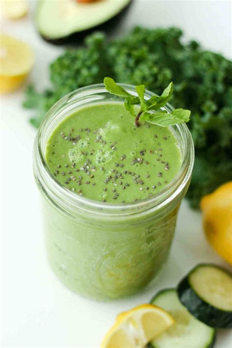 Perfect Low Sugar Green Smoothie {Dairy-Free} | Organically Mandy | Low ...