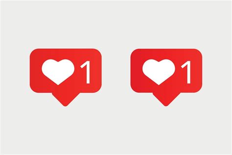 Instagram like notification vector design 15693519 Vector Art at Vecteezy