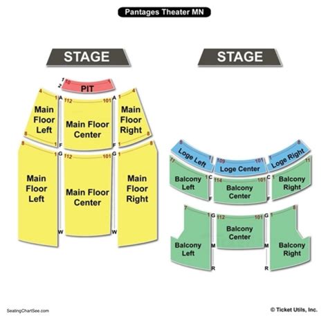 Pantages Theatre Minneapolis Seating Chart | Seating Charts & Tickets