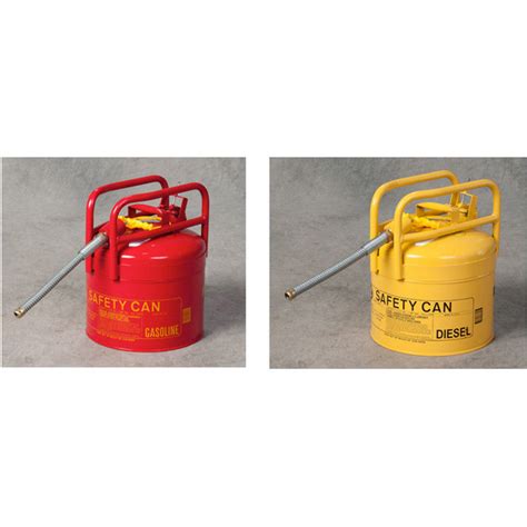 Eagle DOT Transport Safety Cans, Type II w/ Pour Spout, 5 gallon