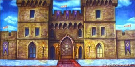 Backdrops: Medieval Castle 1 Theatre Backdrops, Castle Backdrop, Toy ...