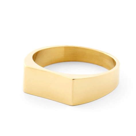 Gold-Tone Logan Ring | Lucleon | 365 day return policy