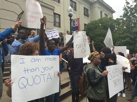 American University students protest in wake of racist incidents (Photos) - WTOP News