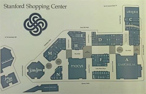 Map Of Stanford Shopping Center - Map Worksheets